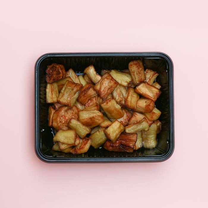 بادمجان مکعبی سرخ شده 700 گرم