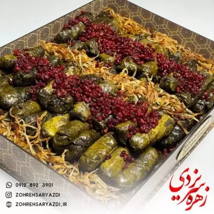 سینی دلمه برگ مو 90 فینگرفودی