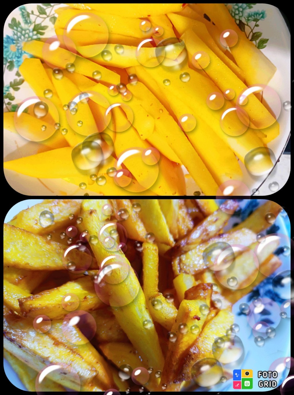 سیب زمینی زعفرانی سرخ شده ۲۰۰گرم - تصویر 1