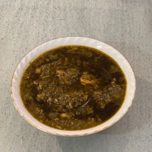 قلیه ماهی جنوبی با برنج