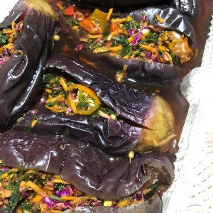 ترشی بادمجان شکم پر کیلویی