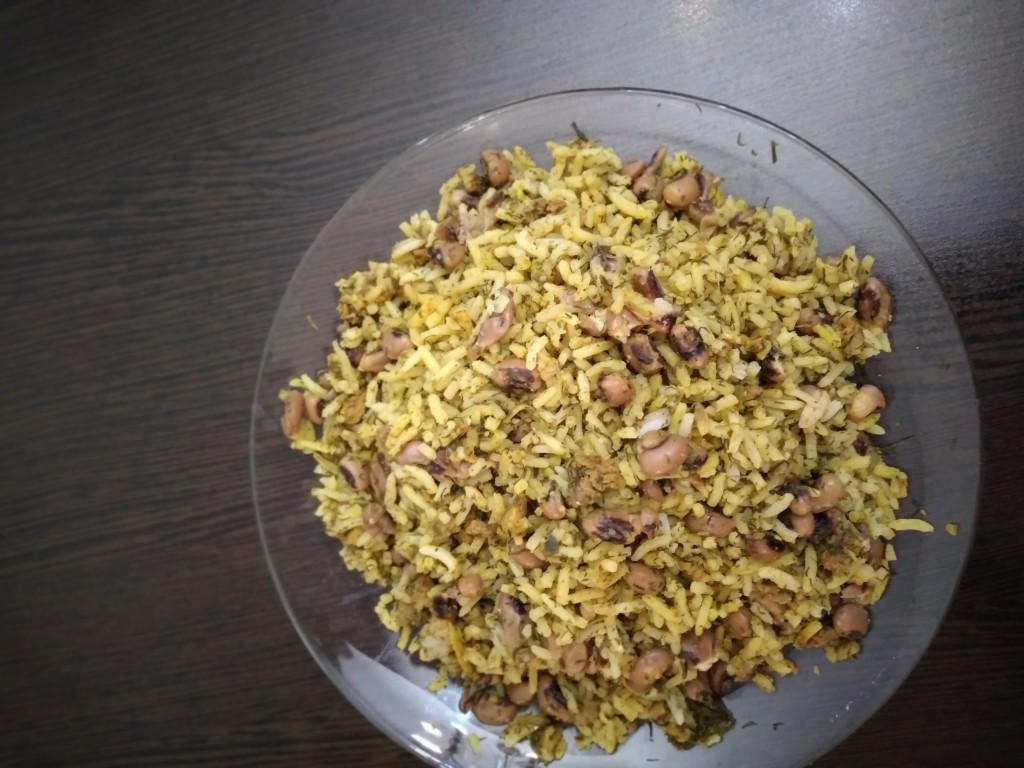 لوبیا پلو با لوبیا چشم بلبلی