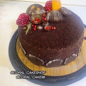 كيك فول شكلاتي 