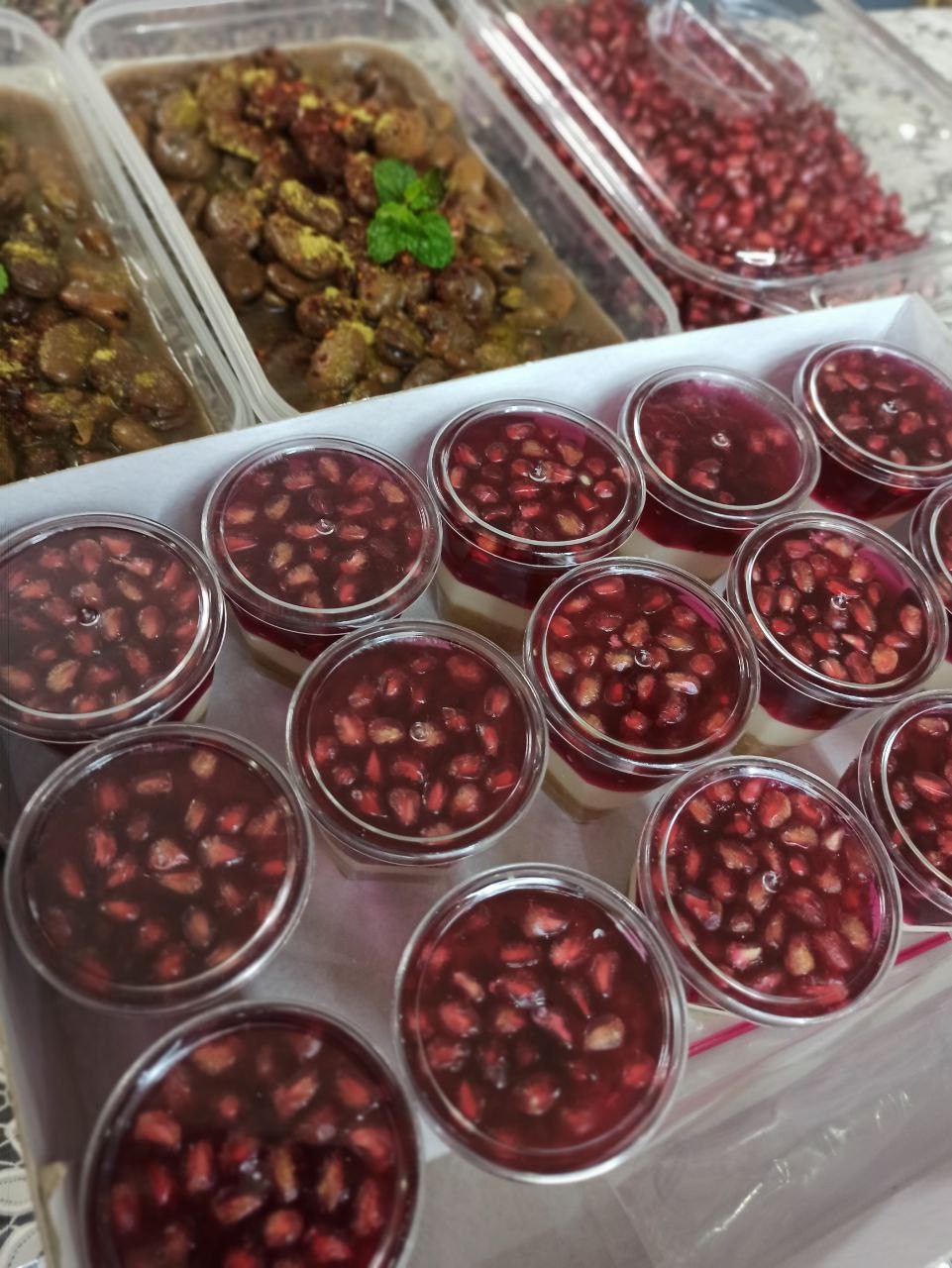 چیزکیک انار تک نفره 5 عددی - تصویر 2