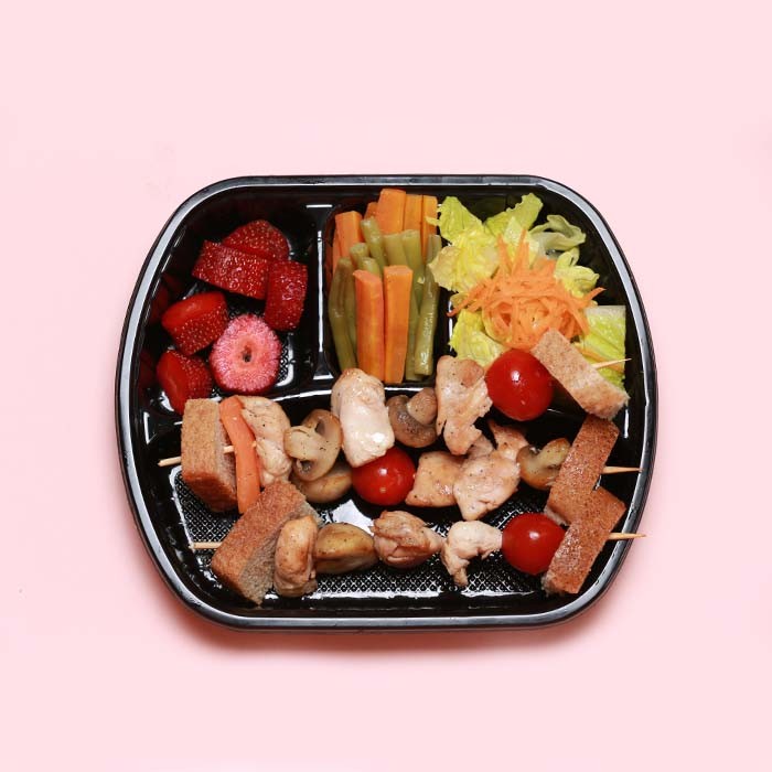 فیله و قارچ سیخی